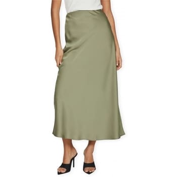 Midi-rokken Vila Noos Elette Skirt - Oil Green