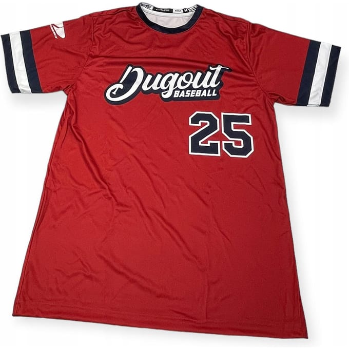 Bluzka męska na krótki rękaw CHAMPRO DUGOUT BASEBALL 25 M black