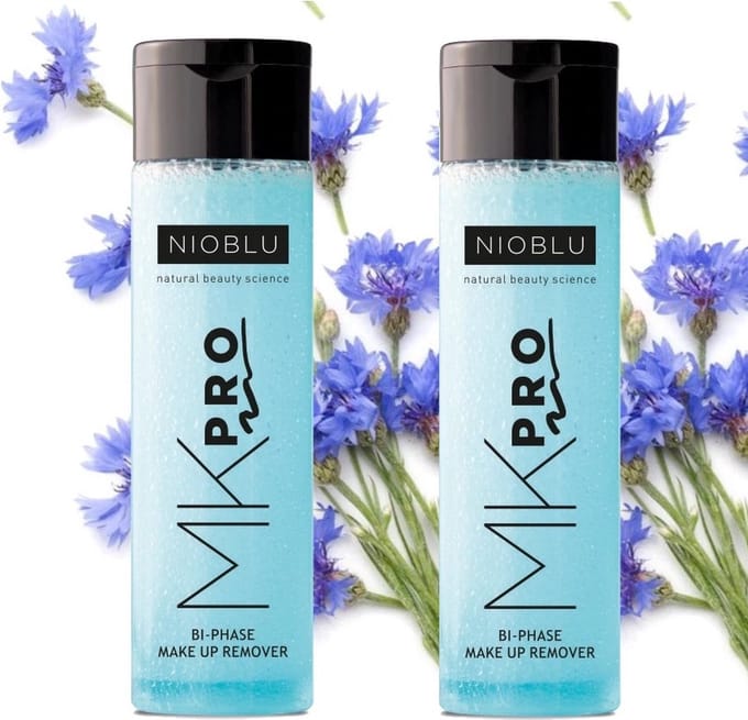 NIOBLU - MKPro - Bi-Phase -Make-up - Remover - Duo -verpakking