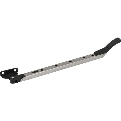 DX raamuitzetter 30cm Zwart met RVS finish