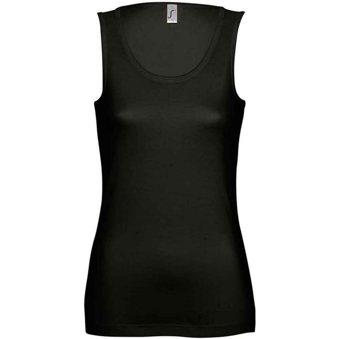 SOLS Dames/Dames Jane Tanktop (Diep zwart)