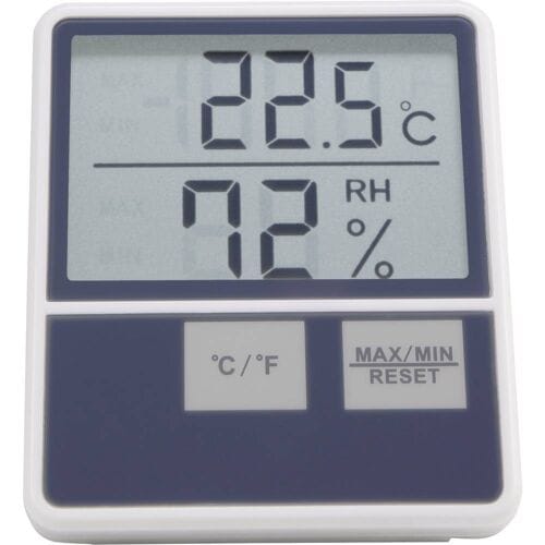 Conrad TH-1014 1014 Thermo- en hygrometer Wit