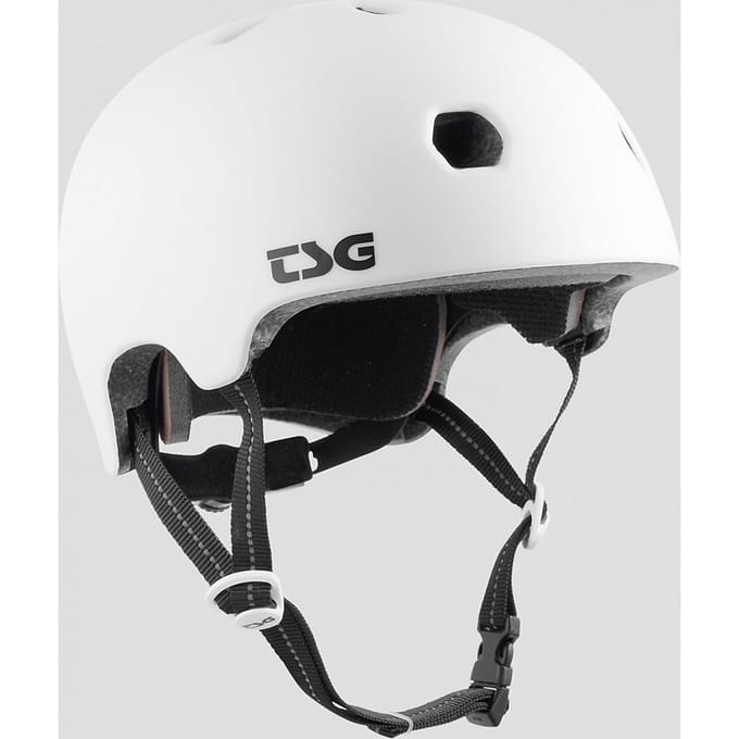 TSG Meta Solid Color Helm wit