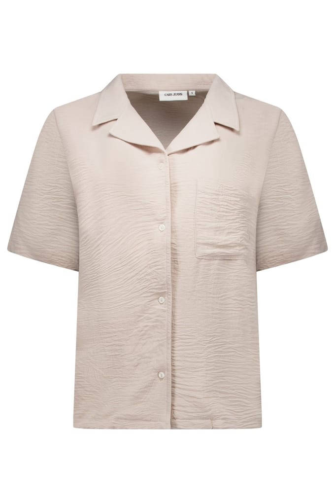 Cars Jeans Azura  Blouse Liver Größe: M | Business hemden Outlet | Damen | Braun