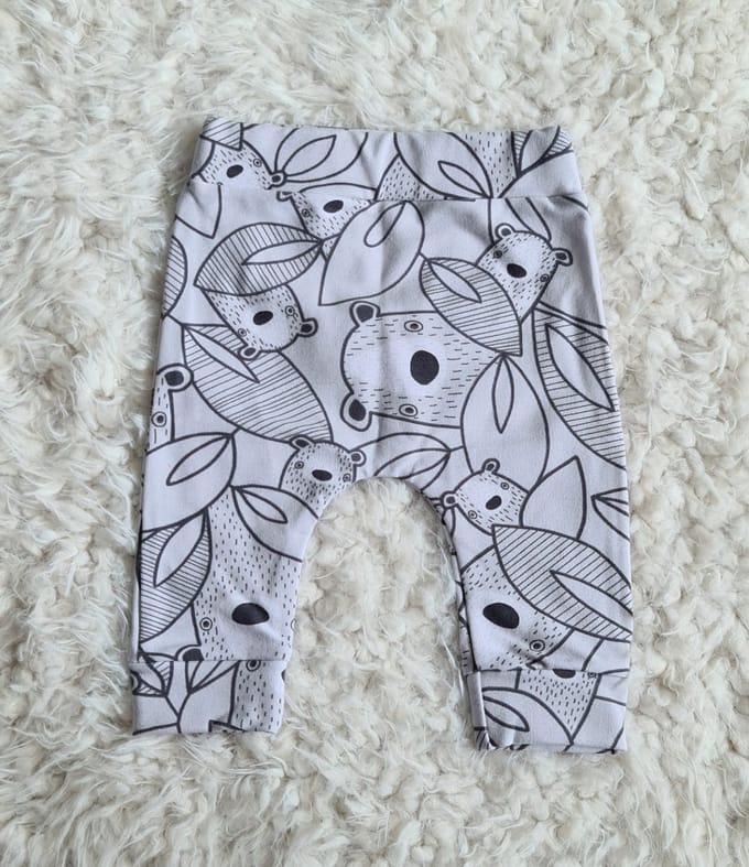 Little Jay broek animal collection - Beertjes grijs - Broekje
