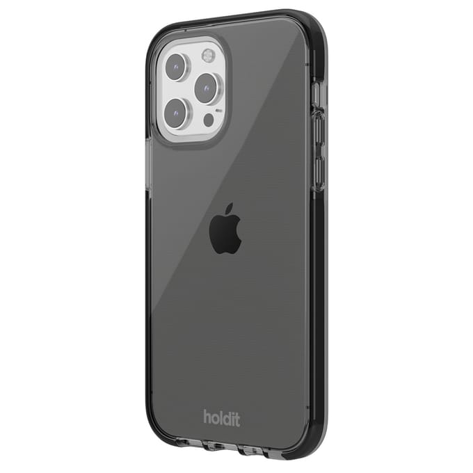 Holdit Seethru Case geschikt voor Apple iPhone 13 Pro - Zwart