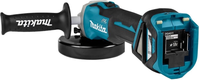 Makita DGA511ZJ 18 V Haakse slijper 125 mm