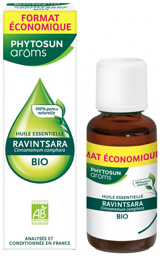 Phytosun Arôms Ravintsara Etherische Olie (Cinnamomum Camphora) Biologisch 30 ml