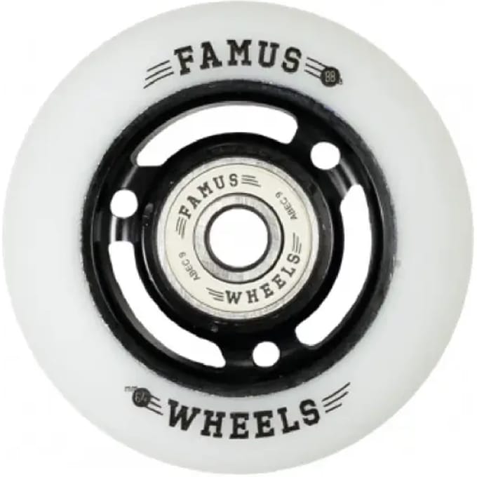 Set van 4 rollerwielen Famus Wheels 88A