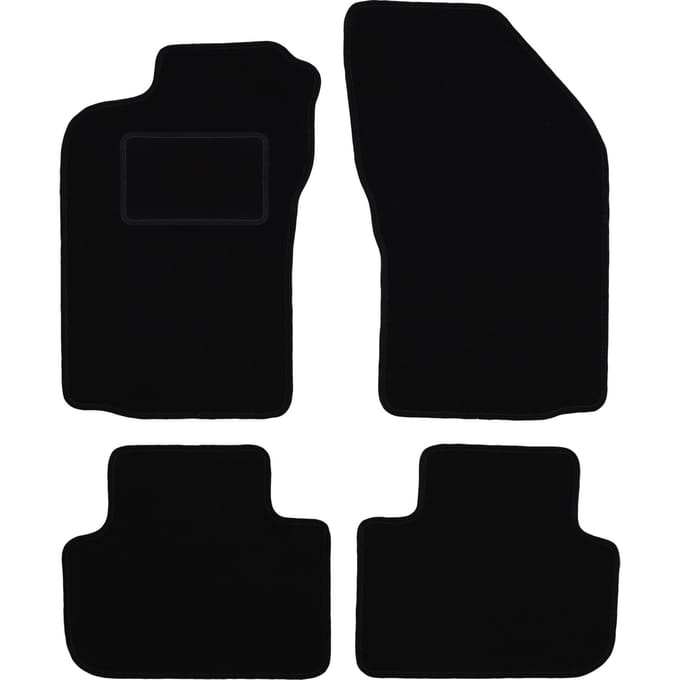 Zwarte veloursmatten voor: Alfa Romeo 147 hatchback (2000-2010)