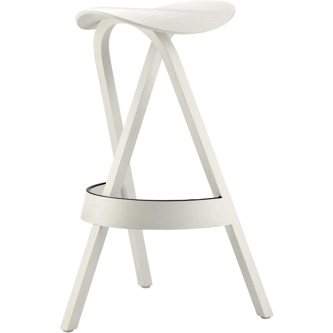 Thonet 404 H Barkruk - eiken wit (TP 200) gelakt