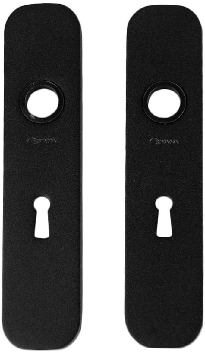 IVANA CLICSCHILD SLEUTELGAT 56 MM 190 MM MAT ZWART