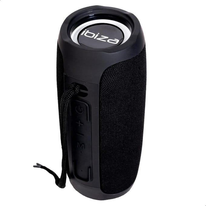 Draagbare Bluetooth Luidspreker - Muziekbox - Muziek Streamen - Met LED Lichtringen - 30 Watt - Zwart
