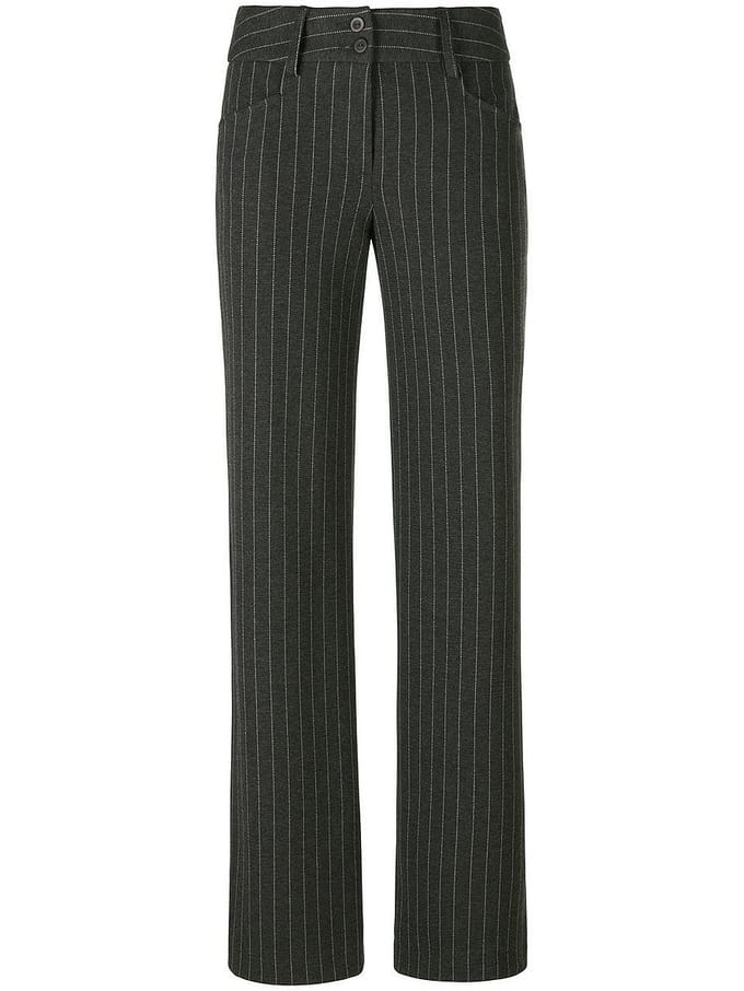 Jersey broek pasvorm Cornelia Van Peter Hahn grijs