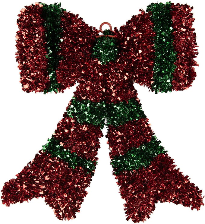 Clayre & Eef Decoratie Strik 35x4x42 cm Rood Kunststof