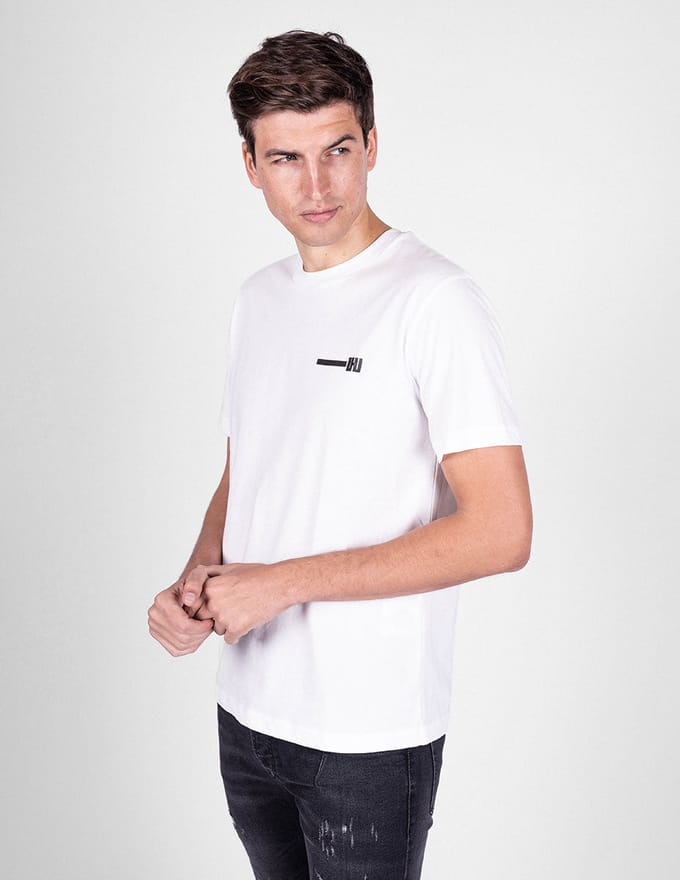 Les Hommes T-shirt Urzn Mannen Wit