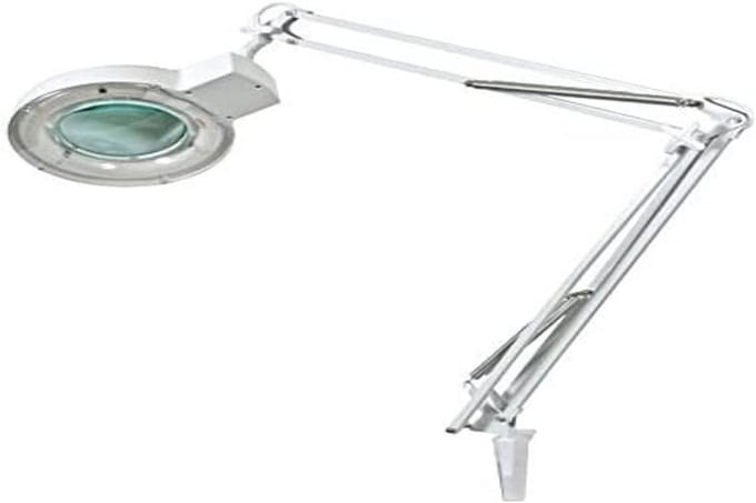 Vergrootlamp met 8 Dioptrie Glas voor Precisiewerk en Hobby's