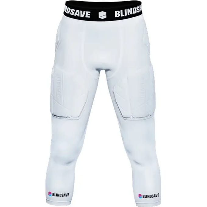 GAMEPATCH | 3/4 Compression tights | Wit | Maat L | Basketball | Handball | Urban Sports