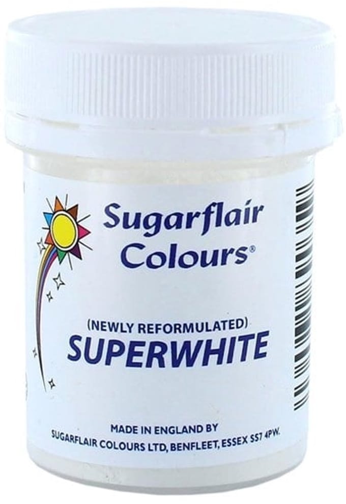 Sugarflair Superwhite Icing Whitener 20g
