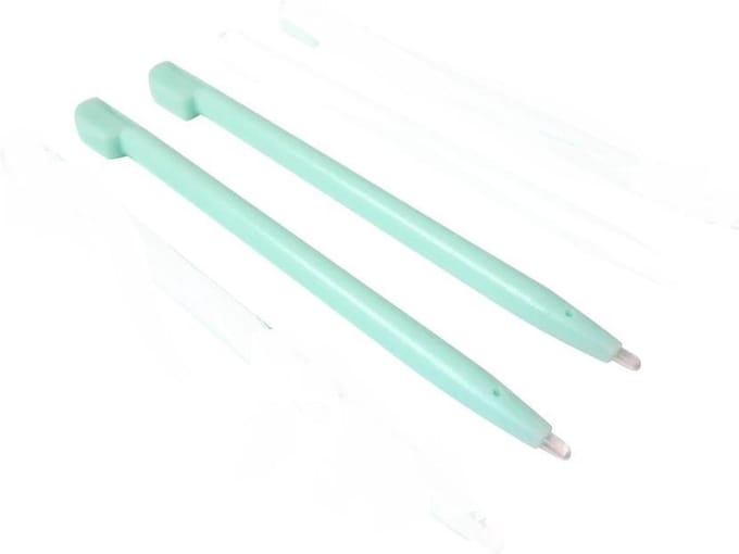 2x Stylus Pen geschikt voor de Nintendo DS Lite Ice Green