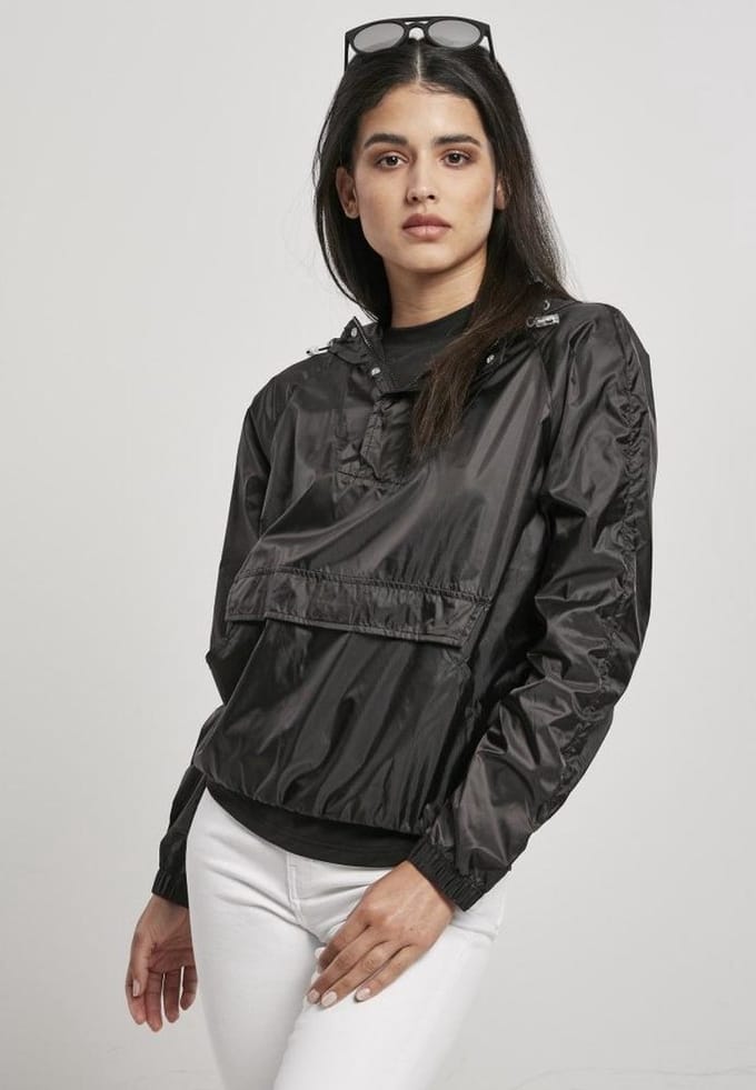 Urban Classics - Transparent Light Pullover Jas - 2XL - Zwart