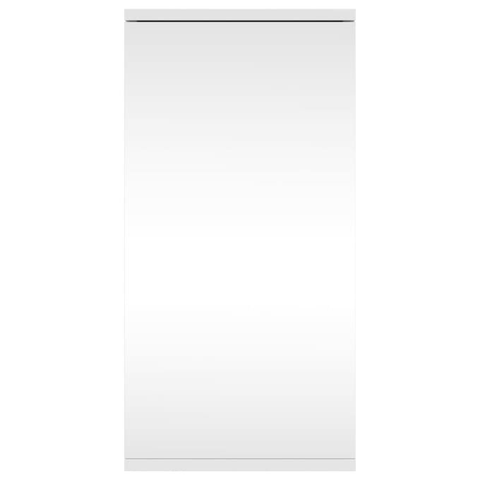 vidaXL - Badkamerkast - met - spiegel - 30x24x60 - cm - wit