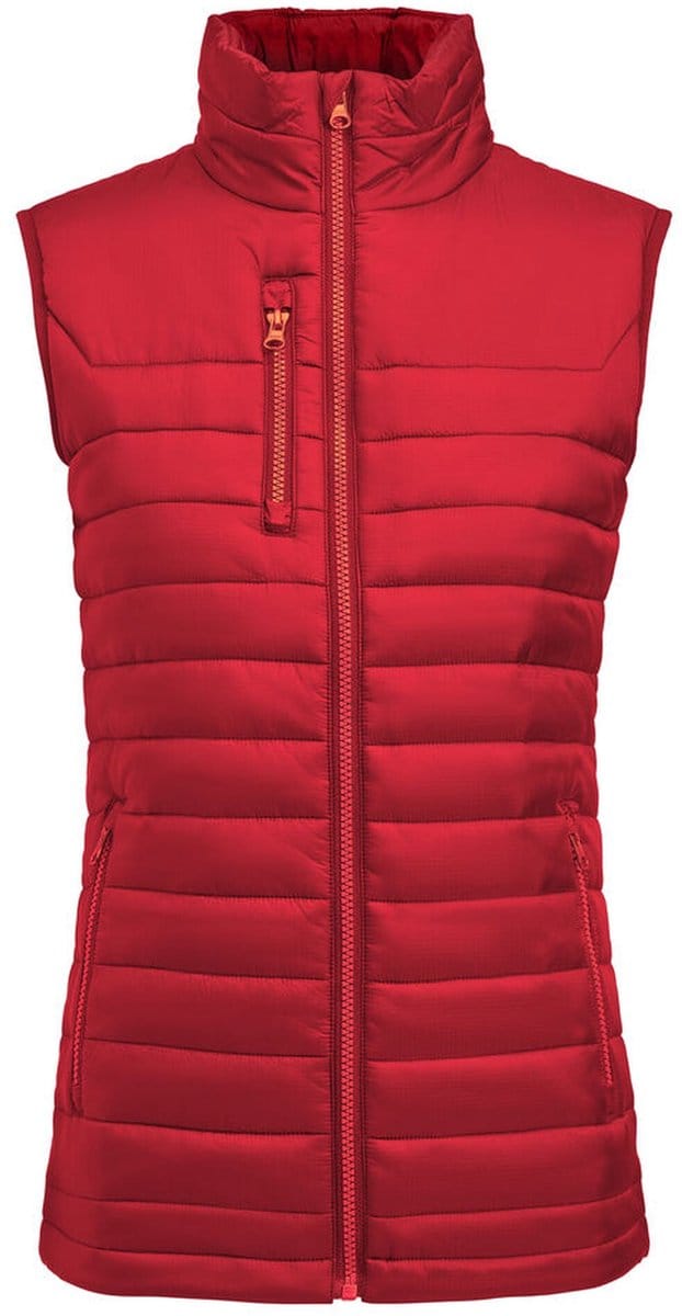 James Harvest Meadows Vest Bodywarmer Dames 2121053 - Rood - S