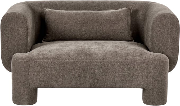 HOGBO - Tweezitsbank - Bruin - Polyester