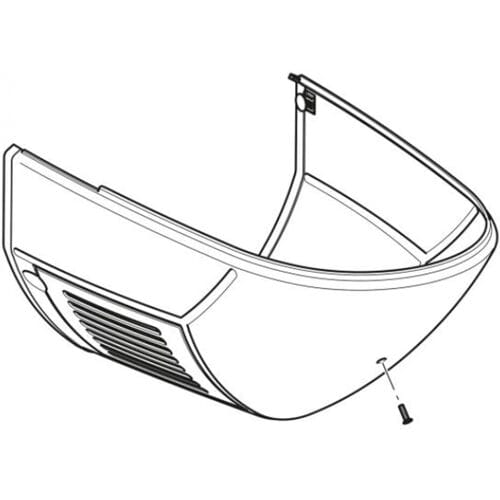 Geberit AquaClean 8000 replacement casing bottom 250029111