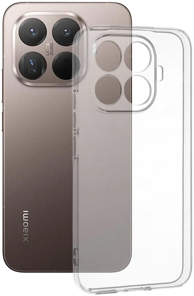 Hoesje geschikt voor Xiaomi 15T Pro - Techsuit Clear Silicone Back Cover - Transparant