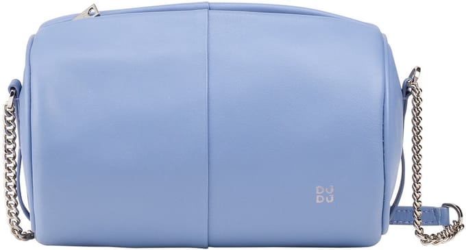 DuDu - Compacte Lederen Schoudertas - Kettingriem - Minimalistisch Design