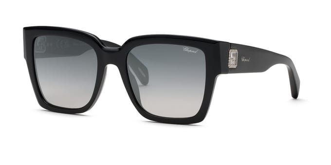 Chopard SCH406S Nero lucido 55/19/140 WOMAN Zonnebrillen