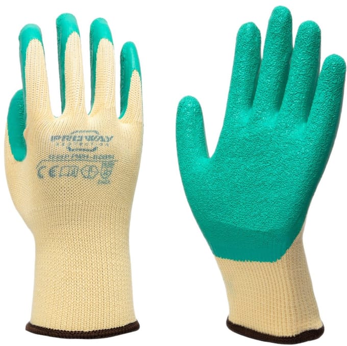 Groene Werkhandschoen Mt 10 Latex Coating