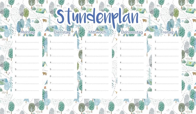 Wallvy - Magnetische Lesrooster Planner - 30x17,5cm - Personaliseerbaar