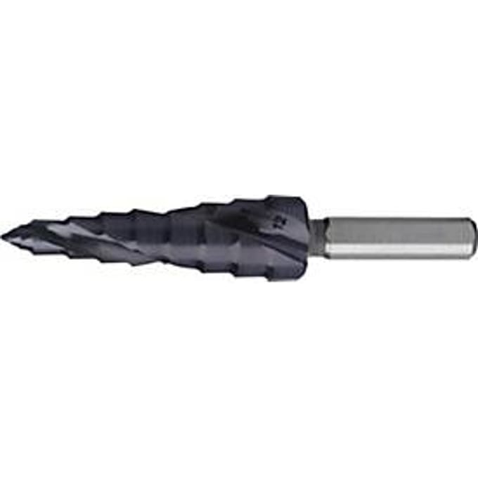 RUKO trappenboor ULTIMATECUT grootte 0/9, HSS RUnaTEC, Ø 5-12 mm, spiraalgroef Z.2, FLOWSTEP® punt