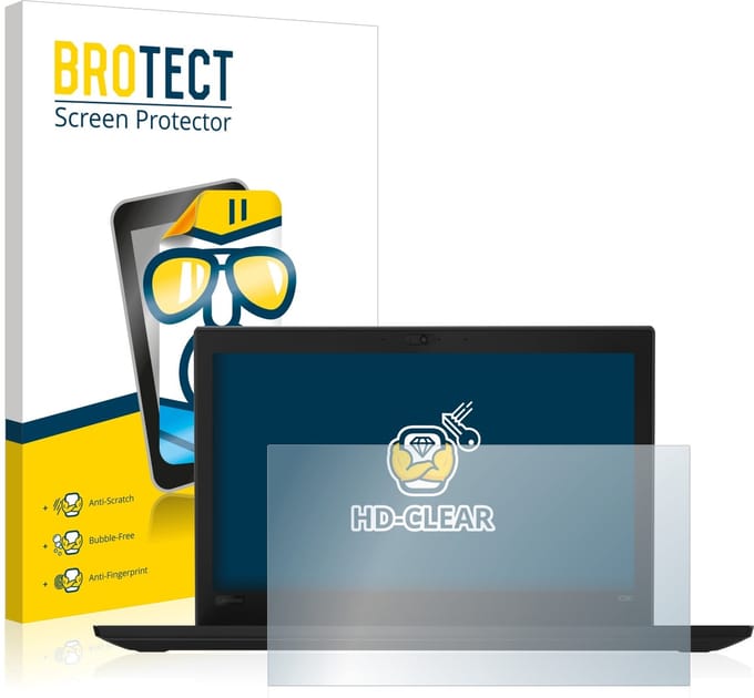 BROTECT - Screenprotector voor Lenovo Thinkpad X280 / A285 - Folie Beschermfolie transparant 2 Stuks