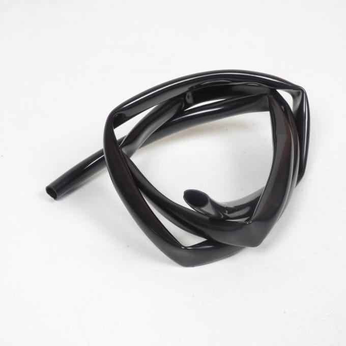 1m lengte zwarte slang voor bromfiets 10,5x12mm