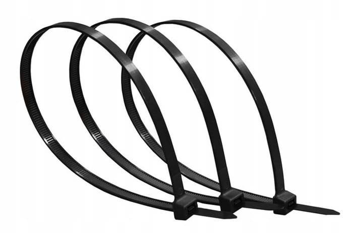 Zwarte Kabelbinders 3,6x150mm, 100 Stuks - Nylon