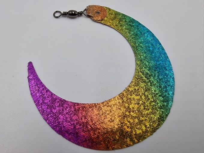 Predox Predox Wiggle Tail Multicolor Holo – Wiggle Tail met wartel voor kunstaas en streamers L