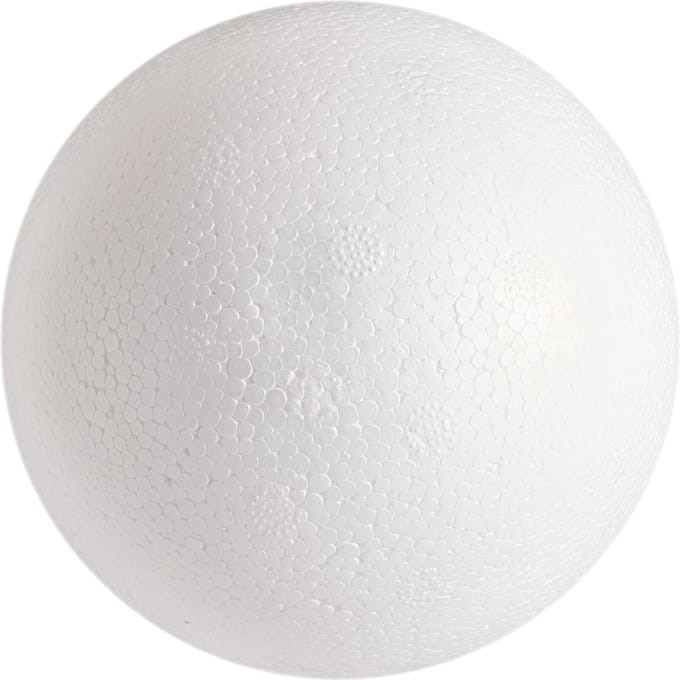 Piepschuim bal, Ø 10 cm