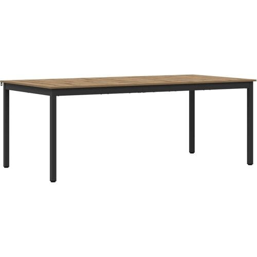 vidaXL - Eettafels - 200 - x - 100 - x - 75 - cm - Bewerkt - hout - Rechthoekig