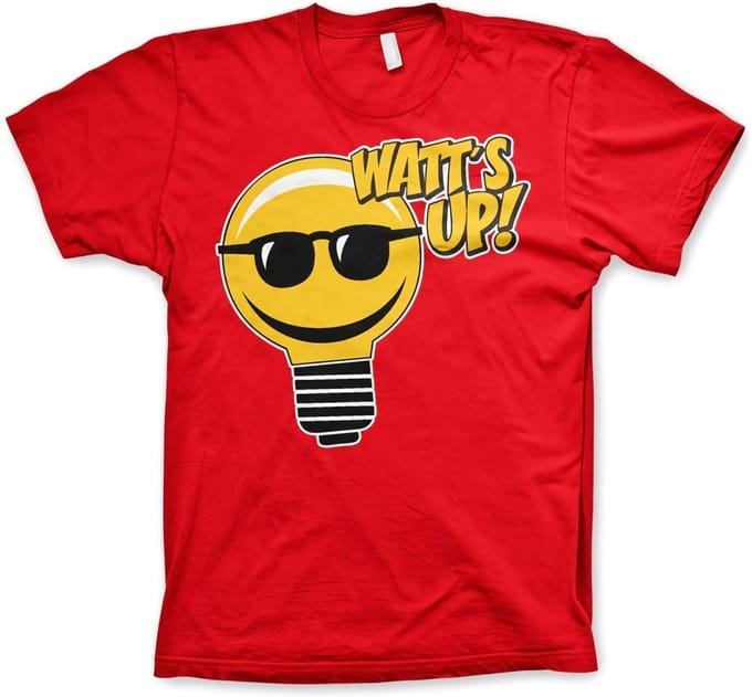 Hybris Watt's Up! T-shirt Rood
