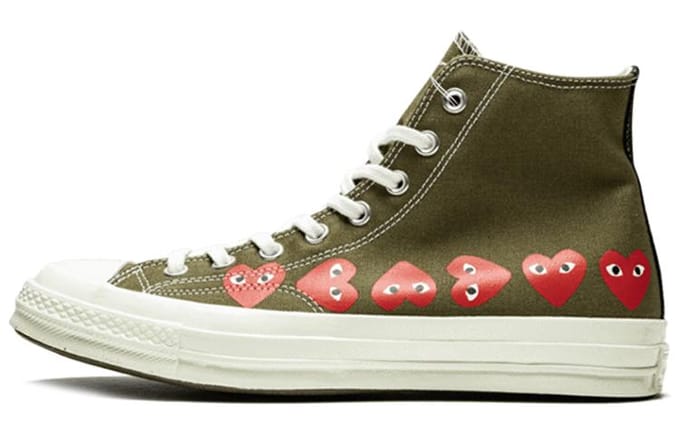 Chuck 70 Comme des Garçons Play x Chuck 70 Converse Hi Top 'Multi Heart' 162973C 42 black