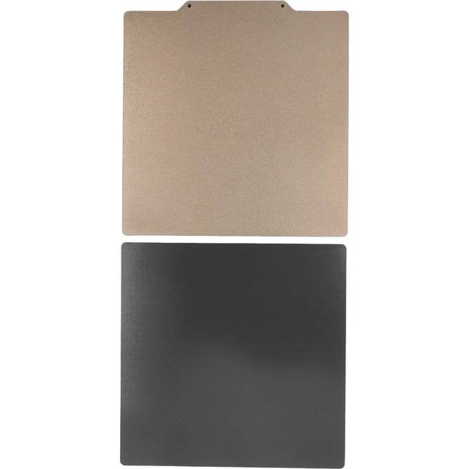 Lit d'imprimante 3D 350x 350mm Motif Strass PEO Texture PEI Plaque de Construction Double Magnétique en Acier à Ressort beige