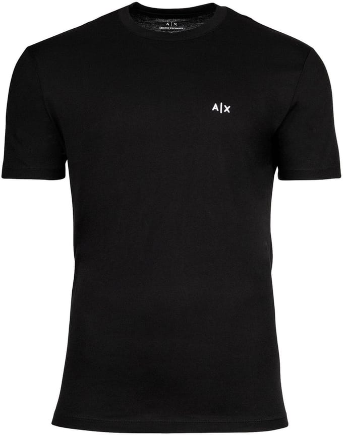 Round Neck Short Sleeve Cotton T-Shirt - Black Shirts