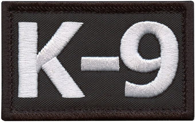 2AFTER1 K-9 Handler K9 Dogs of War SWAT Tactical Morale Army Gear Hook-and-Loop Patch
