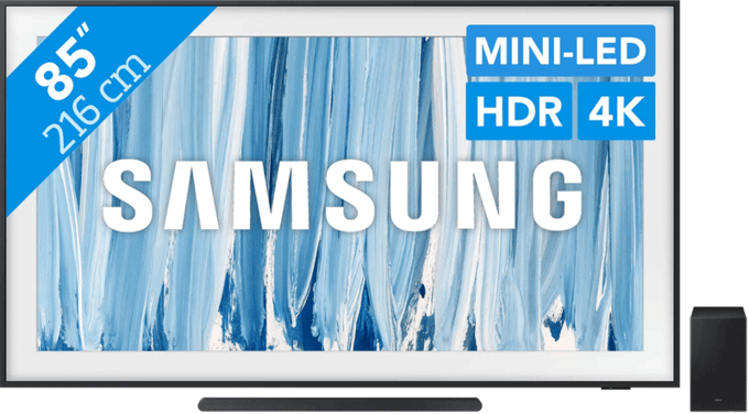 Samsung The Frame Pro 85" (2026) + Samsung HW-S700D Zwart (2024)