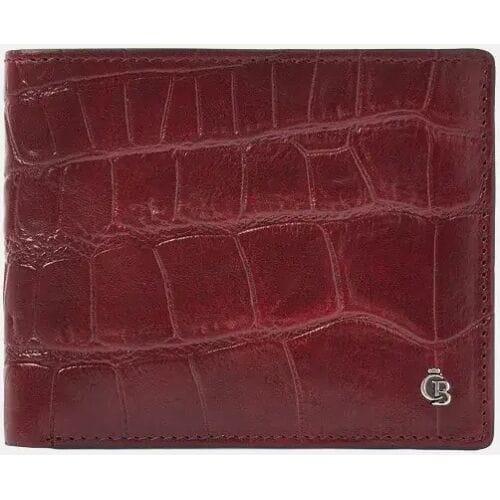 Castelijn en Beerens billfold portemonnee croco rood