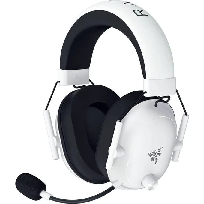 Razer BlackShark V2 HyperSpeed - Draadloze Gaming Headset - Lichtgewicht - Bluetooth / 2.4 GHz - Wit