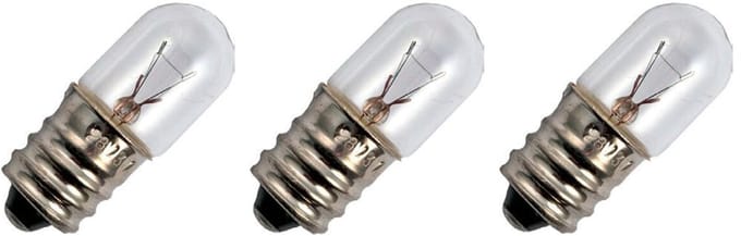 Signaallamp E12 24V 2W - 83 mAh - 3 stuks - T13 Gloeilamp Ø13mm - 33mm - 2500K - Dimbaar